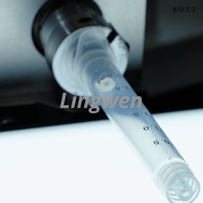 Lingwen Medical Device Luer Lock Plastik Syringe Assembly Machine